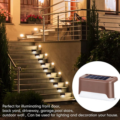 Wireless Solar Deck Lights Outdoor Pack of 4