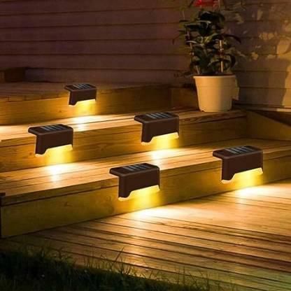Wireless Solar Deck Lights Outdoor Pack of 4