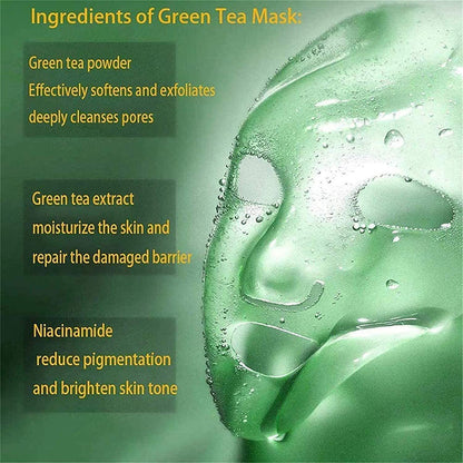 GREEN STICK FACE MASK