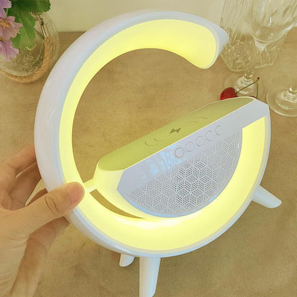 G Lamp with Speaker and Wireless Charger