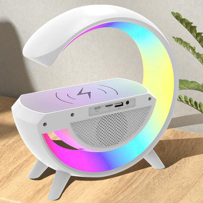 G Lamp with Speaker and Wireless Charger