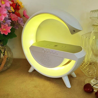 G Lamp with Speaker and Wireless Charger